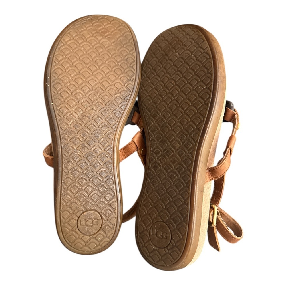 UGG Ayden Circle Logo Leather
Thong Sandals - Picture 4 of 5
